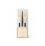 Garfo Levoire 20 cm - Noir & Beige - 6un