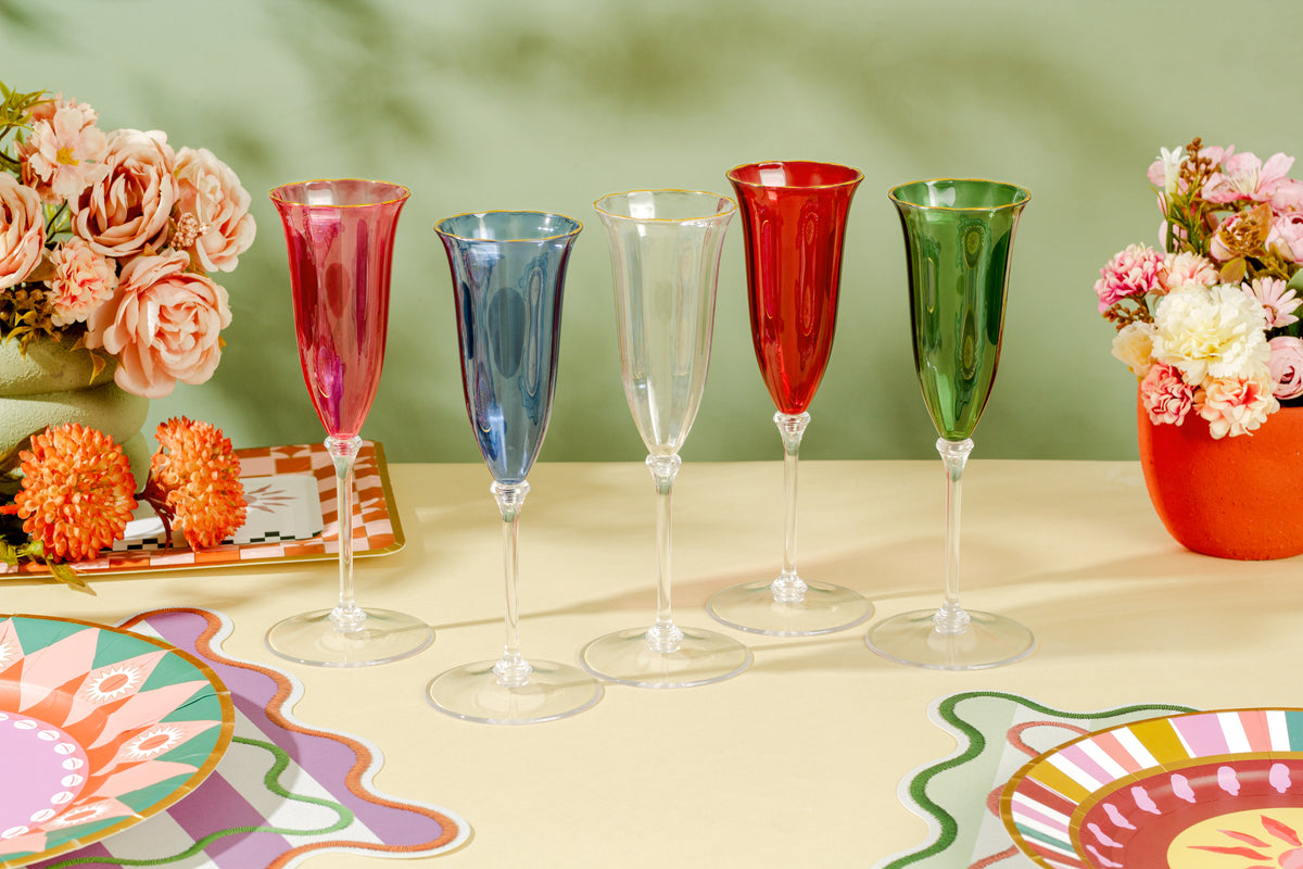 Taça Champagne Lineare Glass - 90ml - 4 unidades