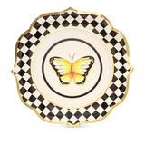 Prato Raso Butterfly -B&W, 28 cm - 6un.