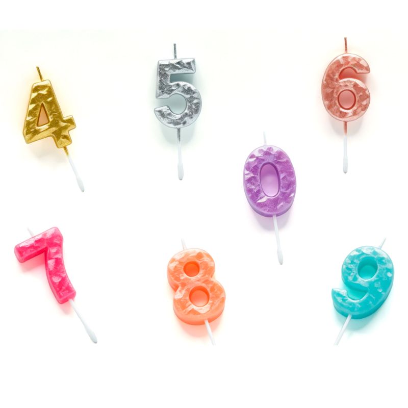 Vela Numérica Sweet Candy